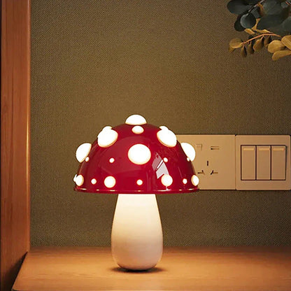 LED Mushroom Lamp Rechargeable USB for Bedroom Lighting