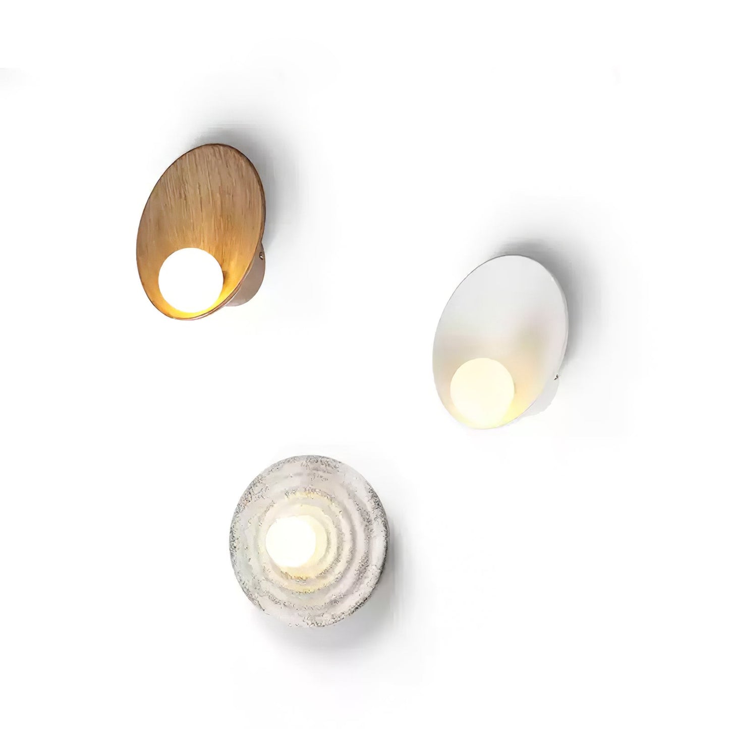Seashell Resin Wall Lamp with LED Light - Indoor Decor