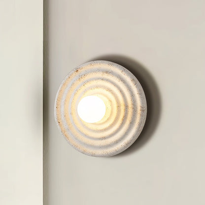 Seashell Resin Wall Lamp with LED Light - Indoor Decor