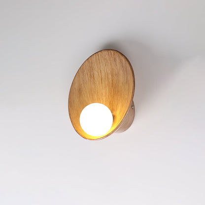 Seashell Resin Wall Lamp with LED Light - Indoor Decor