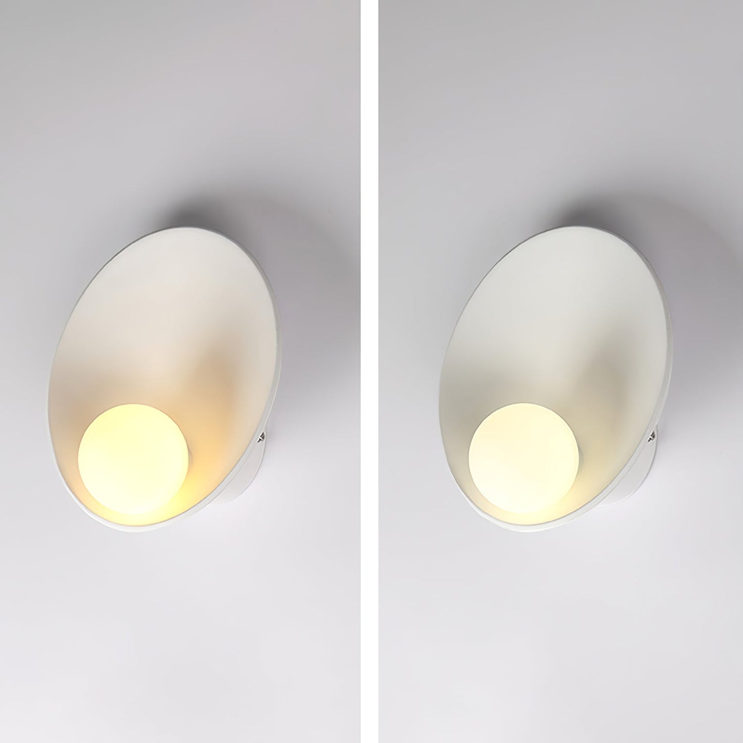 Seashell Resin Wall Lamp with LED Light - Indoor Decor