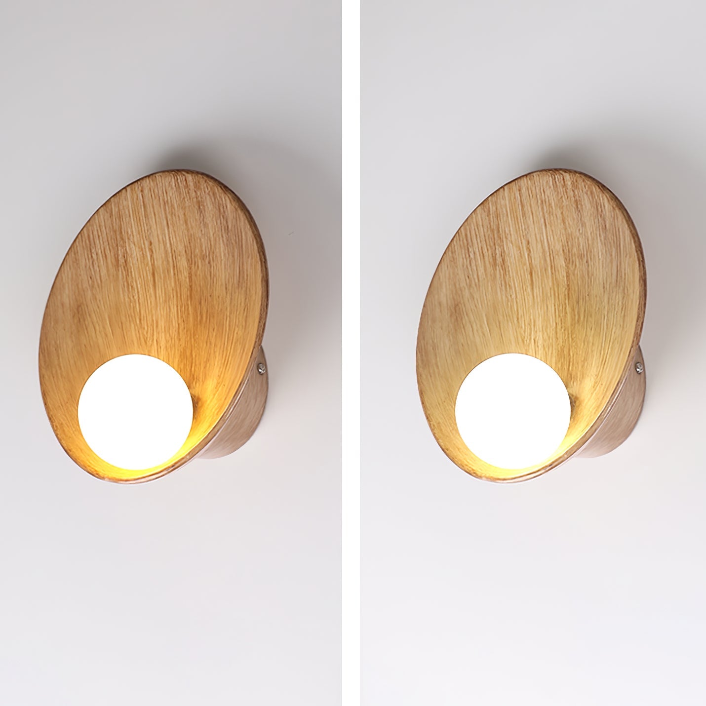 Seashell Resin Wall Lamp with LED Light - Indoor Decor