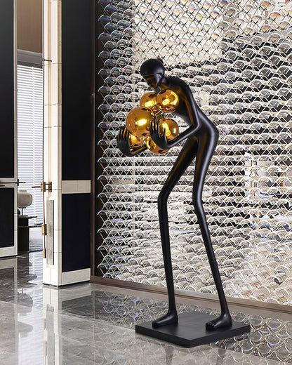 Sentinel Sculpture Floor Lamp - Elegant LED Lighting Decor