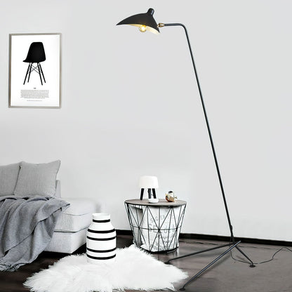 Serge Mouille Floor Lamp Three-Arm LED Indoor Lighting