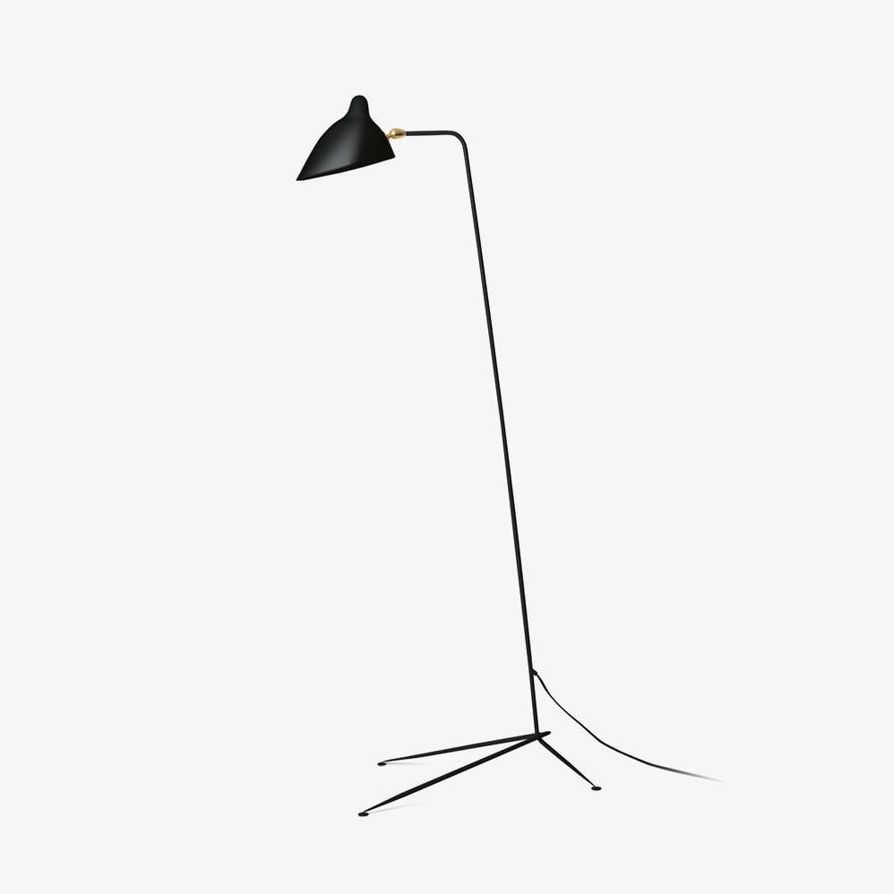 Serge Mouille Floor Lamp Three-Arm LED Indoor Lighting