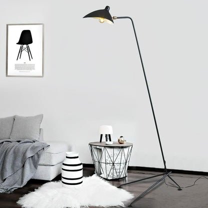 Serge Mouille Floor Lamp Three-Arm LED Indoor Lighting