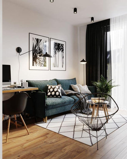 Serge Mouille Floor Lamp Three-Arm LED Indoor Lighting