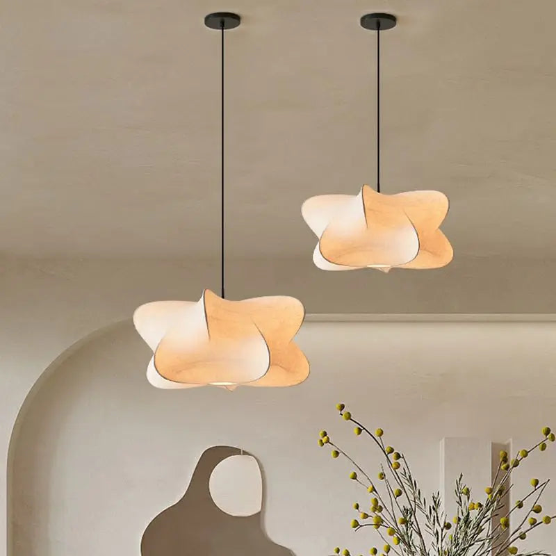 Wabi Sabi Silk Pendant Light – Embrace Japanese-Inspired Elegance