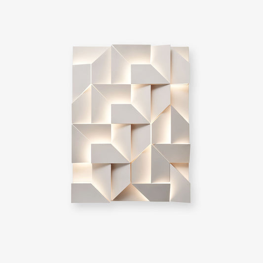 Shadows Grand Sconce LED Wall Light - Modern White Design