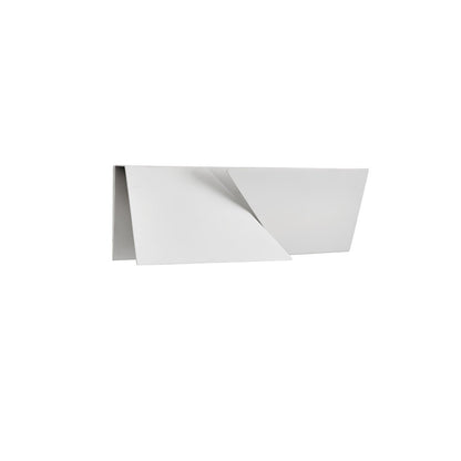 Shadows Grand Plug-in Sconce LED Wall Light - White Metal