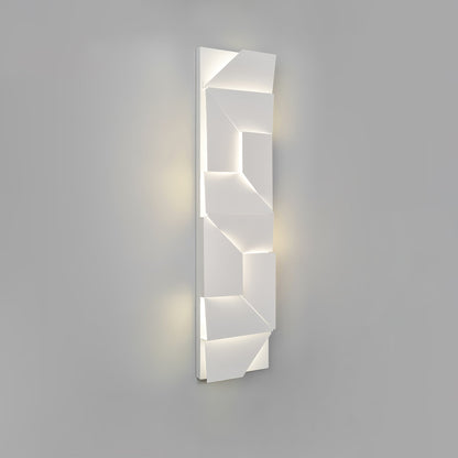 Shadows Grand Plug-in Sconce LED Wall Light - White Metal