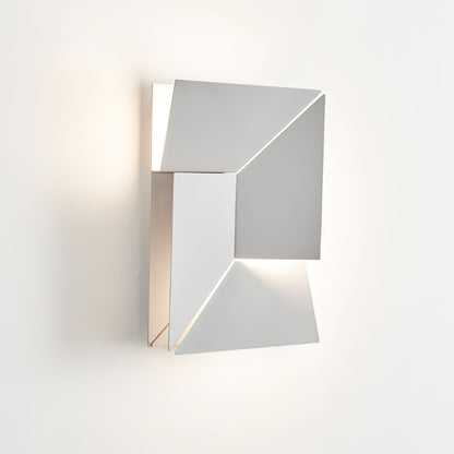 Shadows Grand Plug-in Sconce LED Wall Light - White Metal