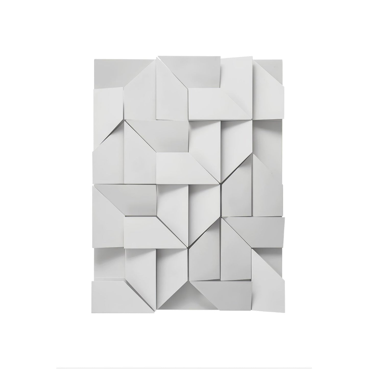 Shadows Grand Plug-in Sconce LED Wall Light - White Metal