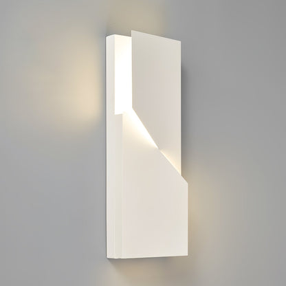 Shadows Grand Plug-in Sconce LED Wall Light - White Metal