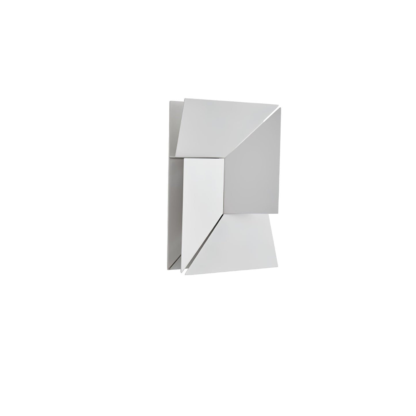 Shadows Grand Plug-in Sconce LED Wall Light - White Metal