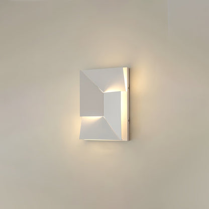 Shadows Grand Plug-in Sconce LED Wall Light - White Metal