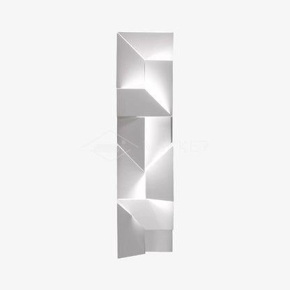 Shadows Grand Plug-in Sconce LED Wall Light - White Metal
