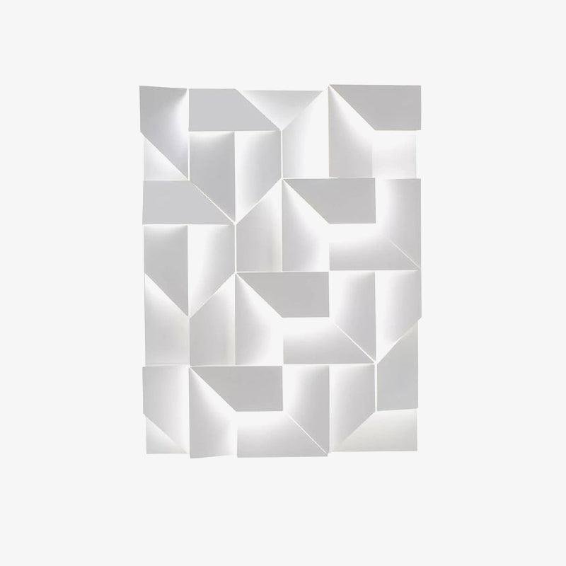 Shadows Grand Plug-in Sconce LED Wall Light - White Metal