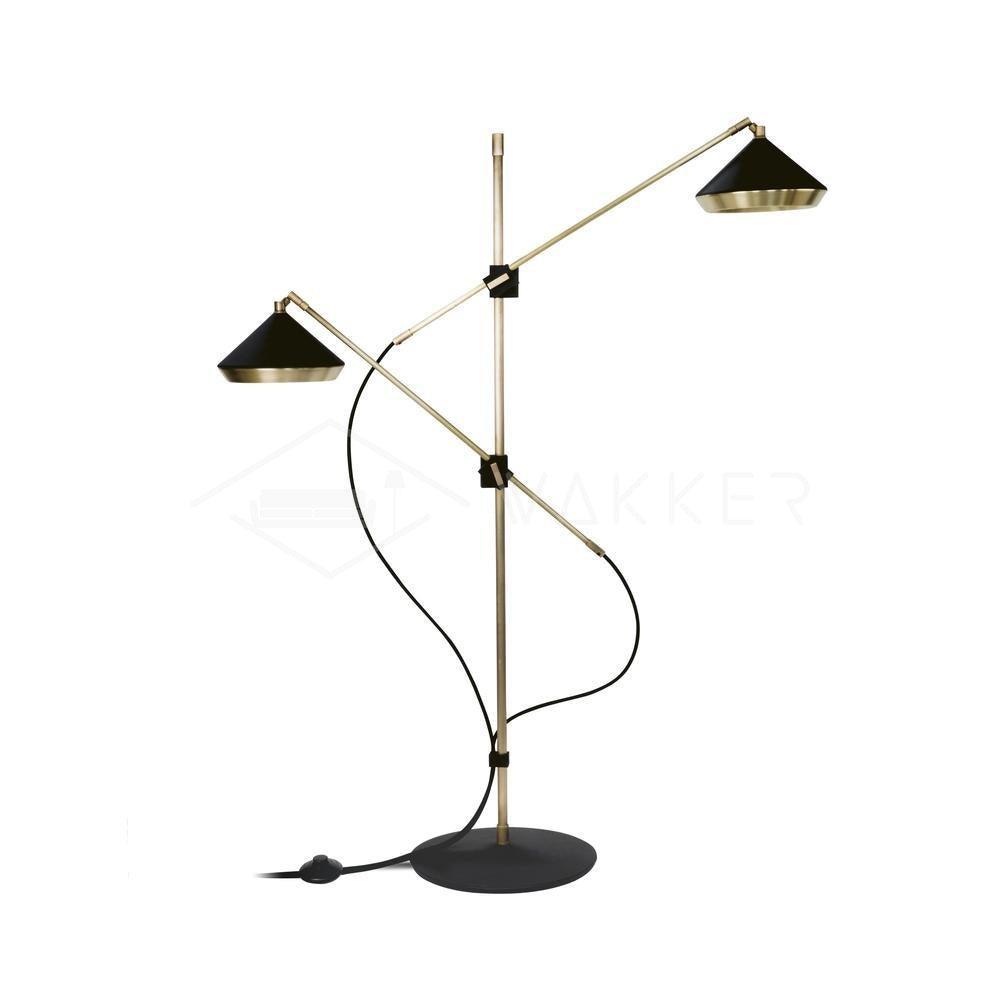 Shear Floor Lamp with Adjustable LED Shade - Indoor Lighting