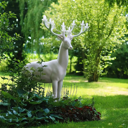 Sherwood Floor Lamp with LED Light and Deer Design
