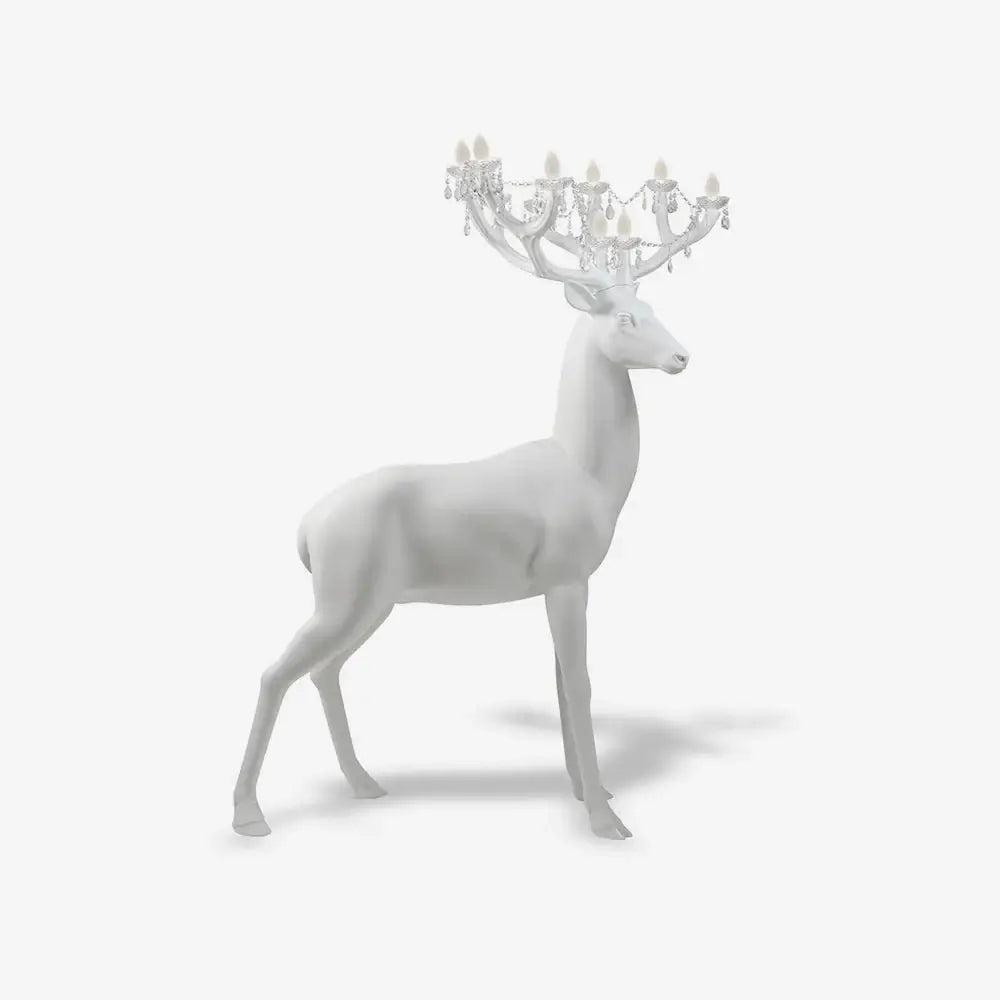 Sherwood Floor Lamp with LED Light and Deer Design