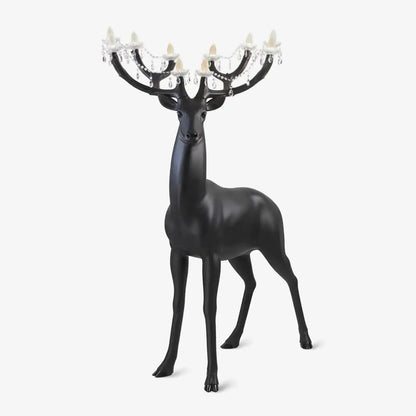 Sherwood Floor Lamp with LED Light and Deer Design