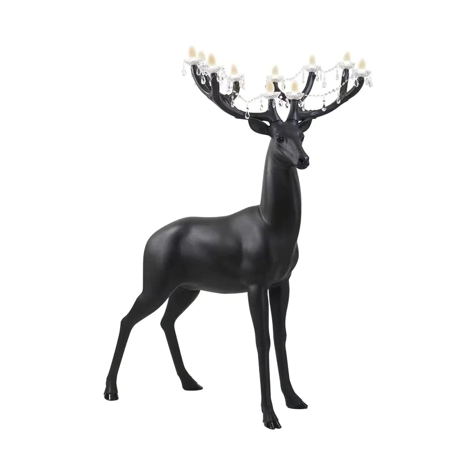 Sherwood Floor Lamp with LED Light and Deer Design