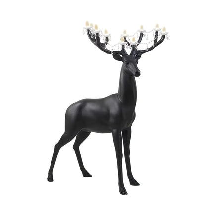 Sherwood Floor Lamp with LED Light and Deer Design
