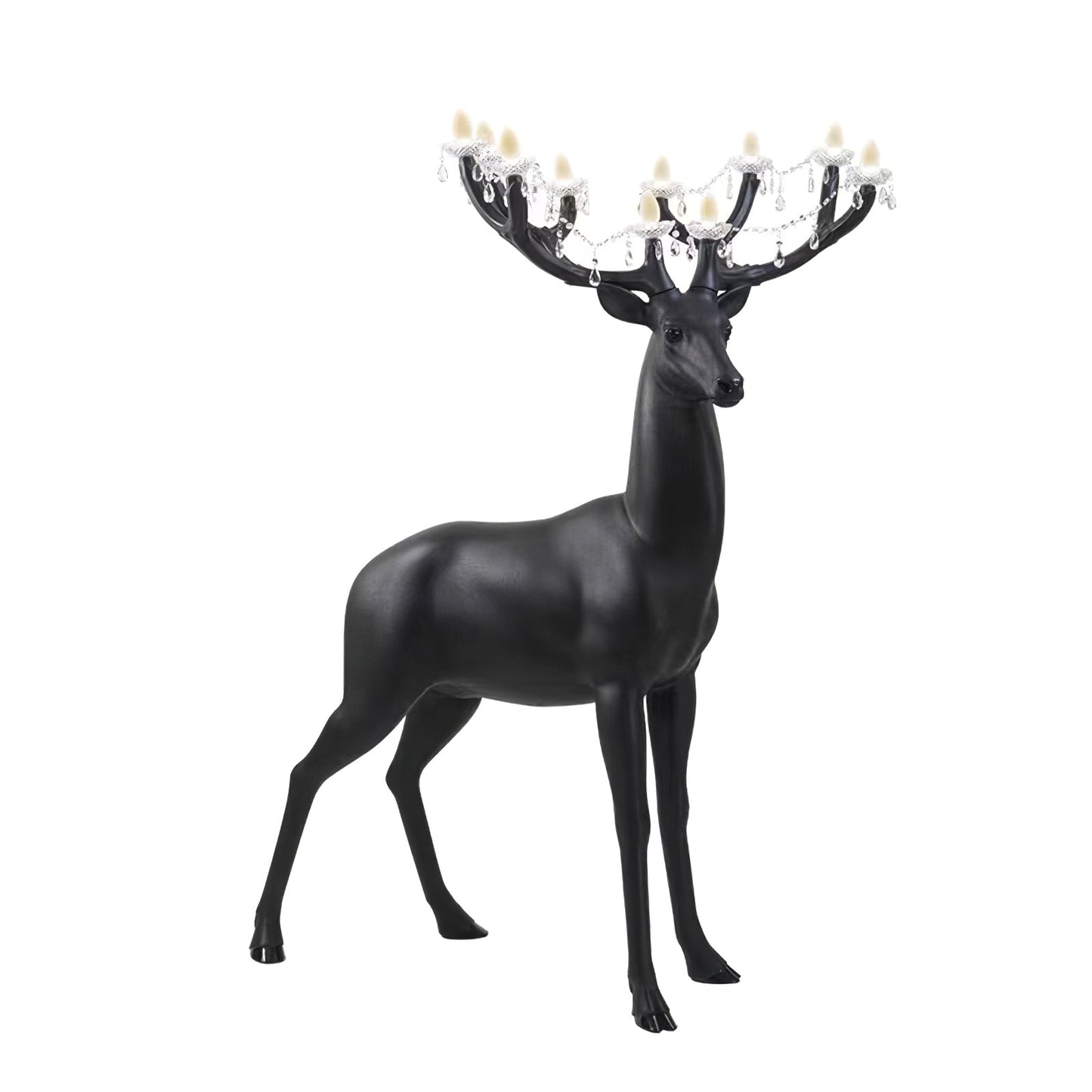 Sherwood Floor Lamp with LED Light and Deer Design