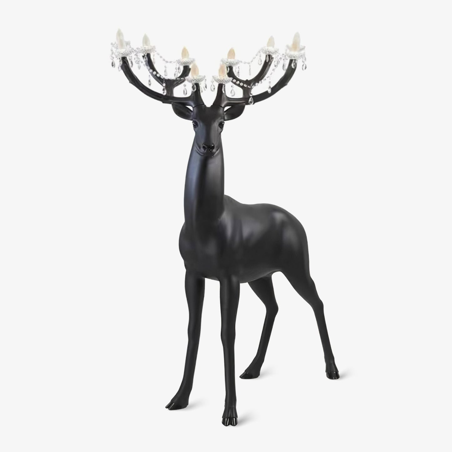 Sherwood Floor Lamp with LED Light and Deer Design