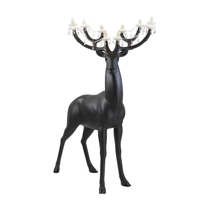 Sherwood Floor Lamp with LED Light and Deer Design