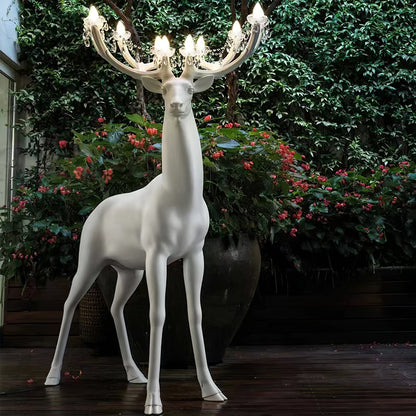 Sherwood Floor Lamp with LED Light and Deer Design
