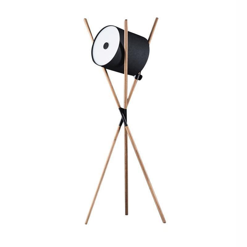 Shift Lamp Floor Lamp - LED Indoor Wood & Metal Design