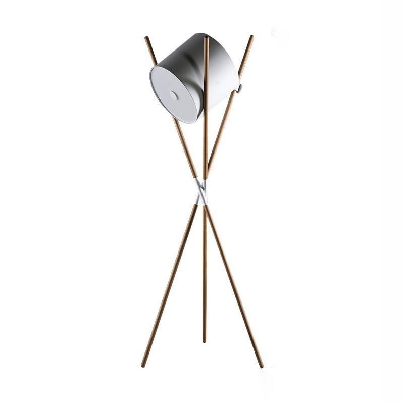 Shift Lamp Floor Lamp - LED Indoor Wood & Metal Design