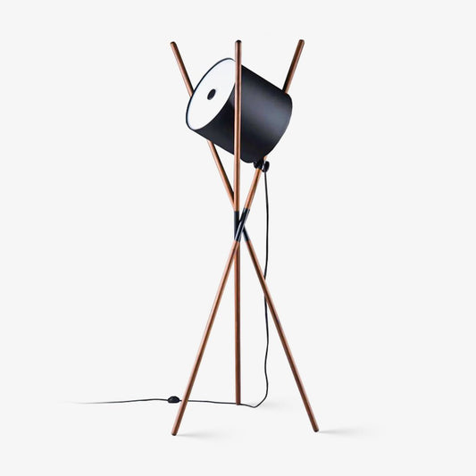 Shift Lamp Floor Lamp - LED Indoor Wood & Metal Design