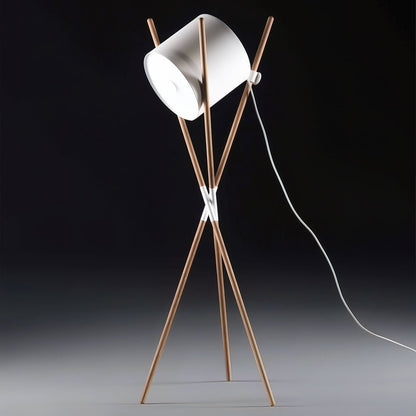 Shift Lamp Floor Lamp - LED Indoor Wood & Metal Design