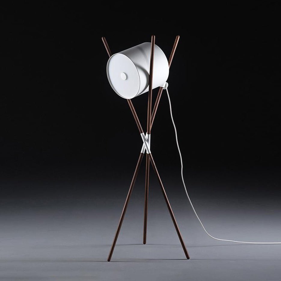 Shift Lamp Floor Lamp - LED Indoor Wood & Metal Design
