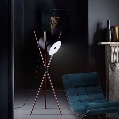Shift Lamp Floor Lamp - LED Indoor Wood & Metal Design