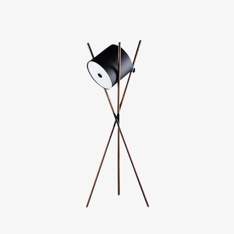 Shift Lamp Floor Lamp - LED Indoor Wood & Metal Design