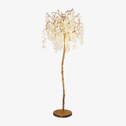 Shiro Noda Floor Light - LED Brass & Glass Design 175cm
