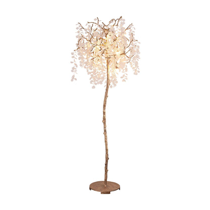 Shiro Noda Floor Light - LED Brass & Glass Design 175cm