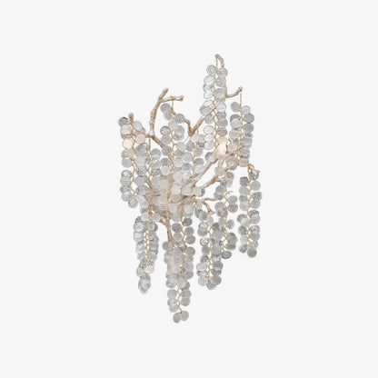 Shiro Noda Wall Lamp Set of 2 LED Brass Crystal Lights
