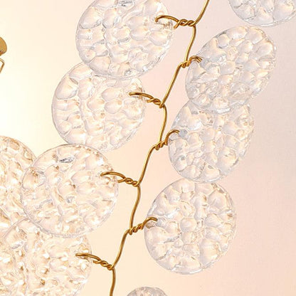 Shiro Noda Wall Lamp Set of 2 LED Brass Crystal Lights