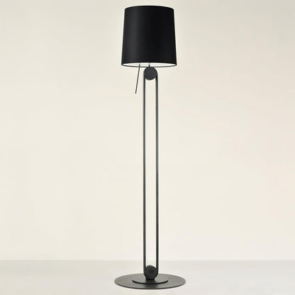 Sibaca Floor Lamp with Adjustable Two-Tone Fabric Shade