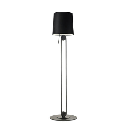 Sibaca Floor Lamp with Adjustable Two-Tone Fabric Shade