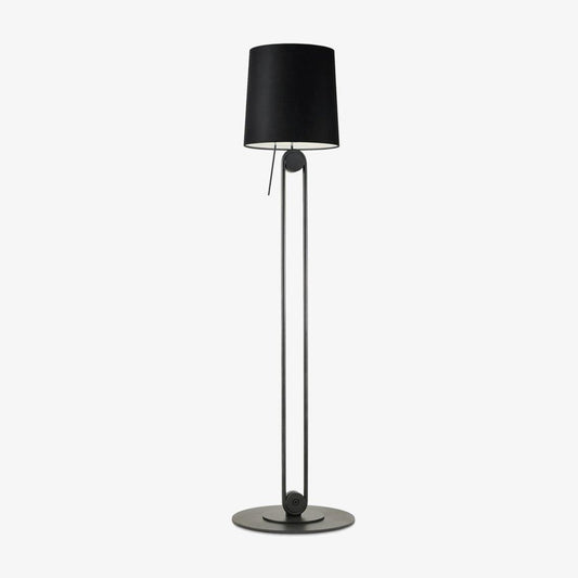 Sibaca Floor Lamp with Adjustable Two-Tone Fabric Shade