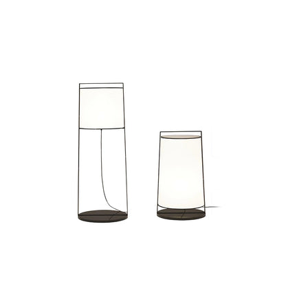 Silhouette Textile Floor Lamp - LED - Modern Metal Design