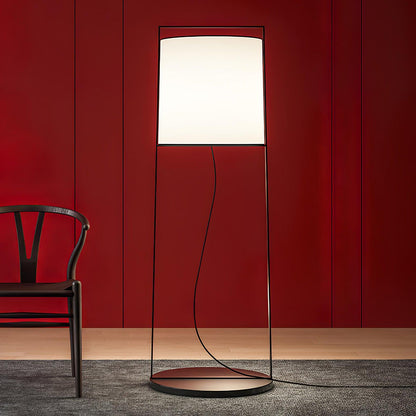 Silhouette Textile Floor Lamp - LED - Modern Metal Design