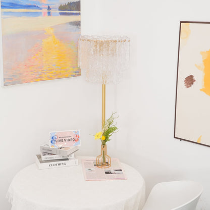 Skylar Floor Lamp LED Brass and Glass Indoor Lighting