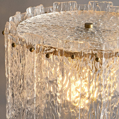 Skylar Floor Lamp LED Brass and Glass Indoor Lighting